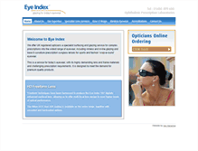 Tablet Screenshot of eyeindex.co.uk